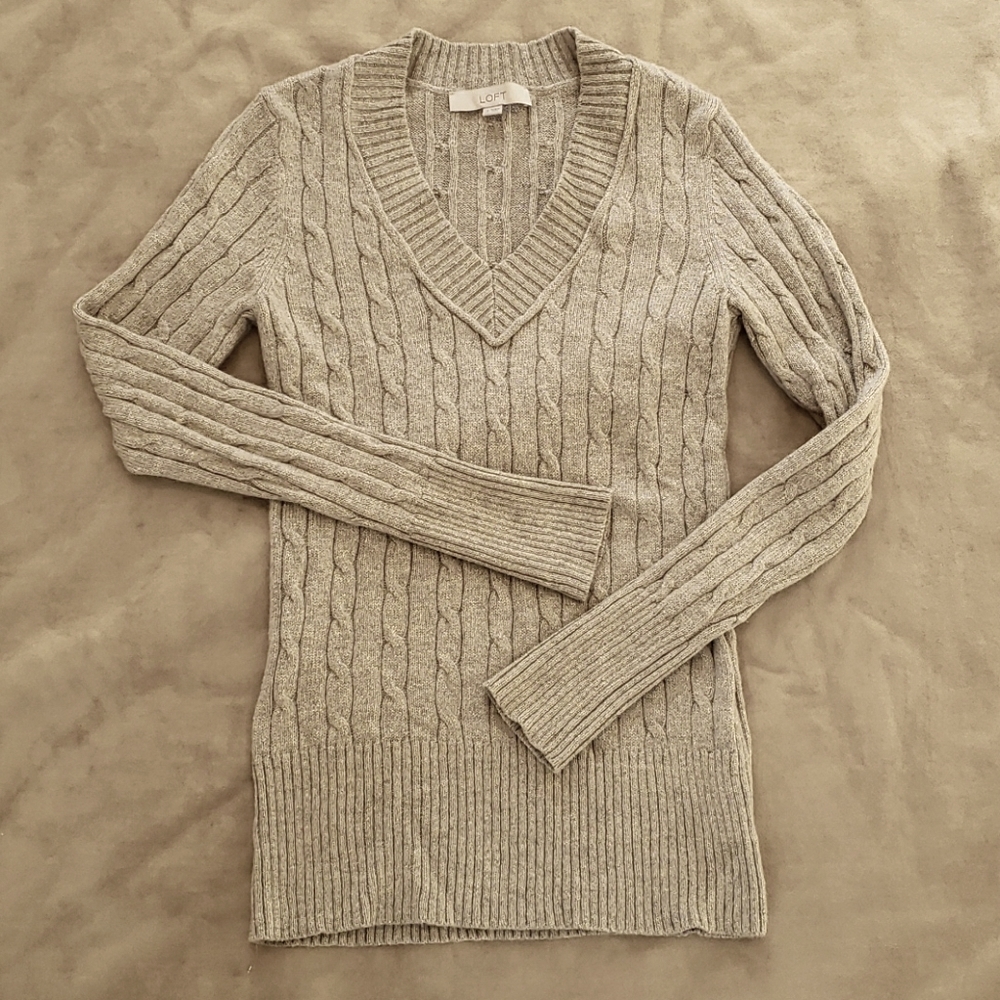 Light Grey Sparkly Sweater